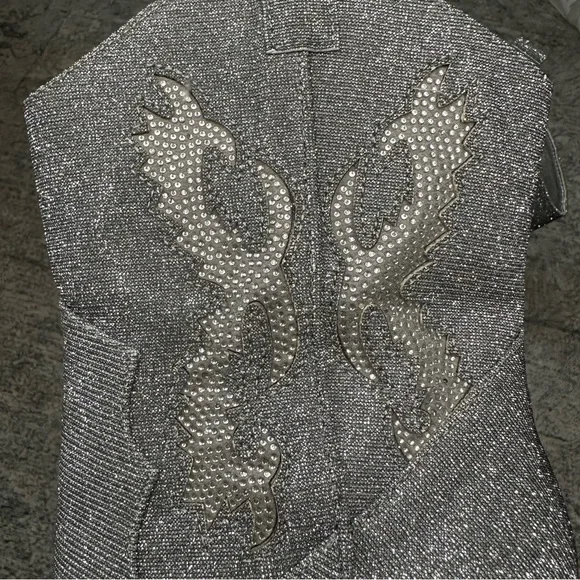 🆕Mia Gypsy Silver Cowgirl boots size 7 - Picture 4 of 8